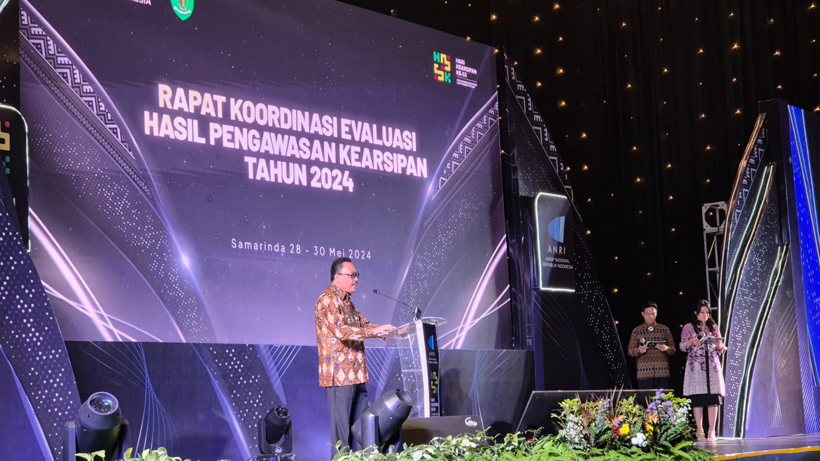 BAST Hadiri Pembukaan Rakor Evaluasi Hasil Pengawasan Kearsipan Tahun 2024